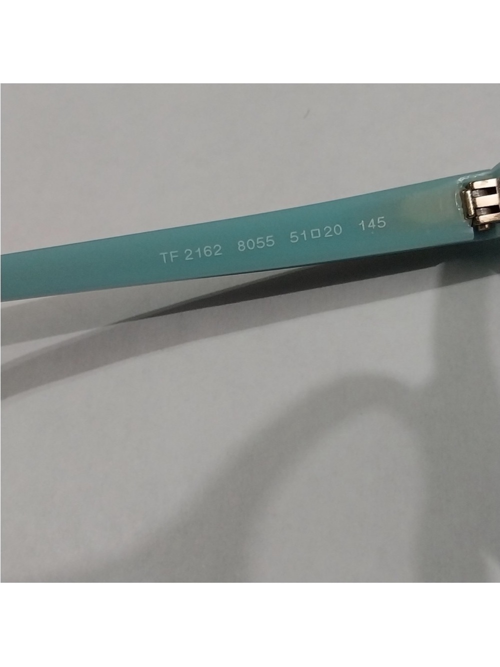 Tiffany & Co Black Round Glasses TF 2162 8055 Black On Blue Eyeglasses 51-20-145 - Picture 7 of 12
